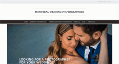 Desktop Screenshot of montrealweddingphotographers.com